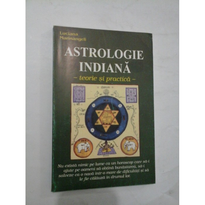 ASTROLOGIE  INDIANA - teorie si practica - Luciana Marinangeli